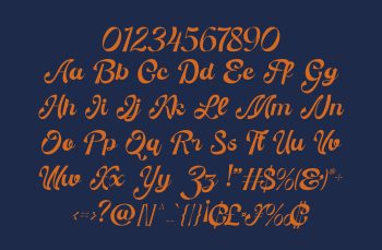 Classy Script Typeface