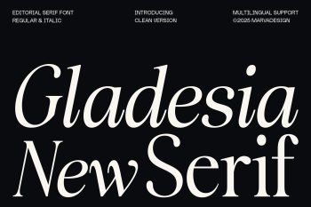 Elegant-serif-gladesia-typeface