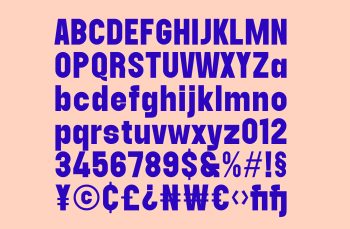 condensed-sans-serif-typeface