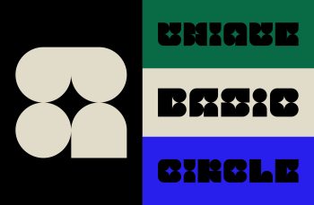 Modern Geometric Typeface