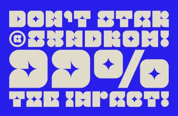 Modern Geometric Typeface
