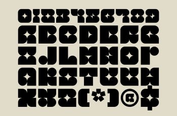 Modern Geometric Typeface