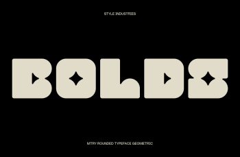 Modern Geometric Typeface