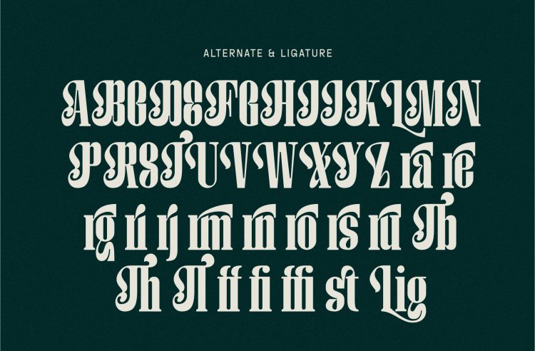 Decorative Serif Typeface