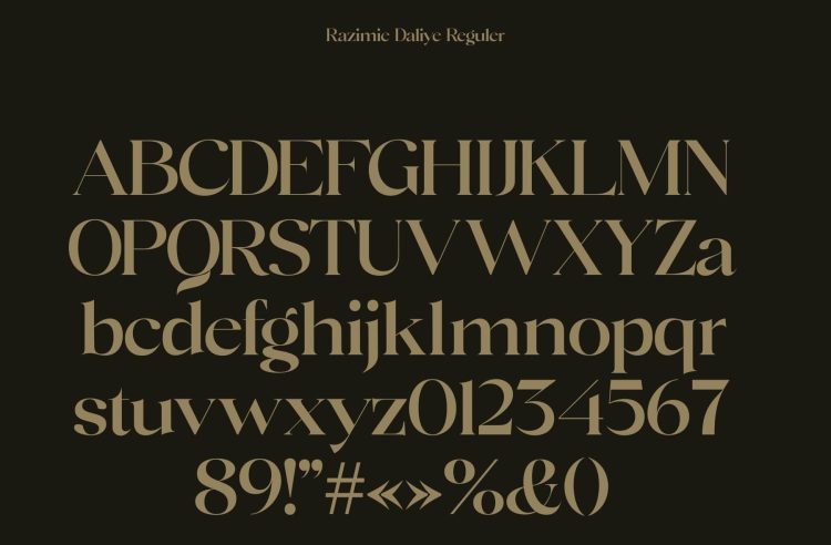 Display Serif Typeface