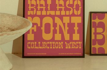 Slab Serif Western Typeface