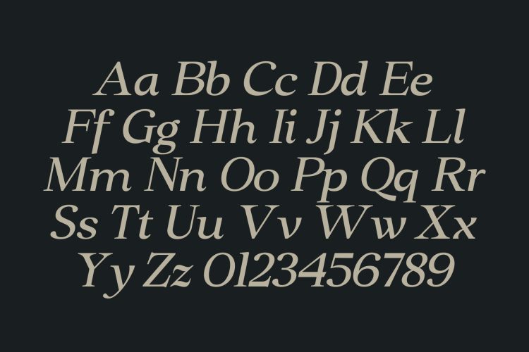Classic Serif Typeface