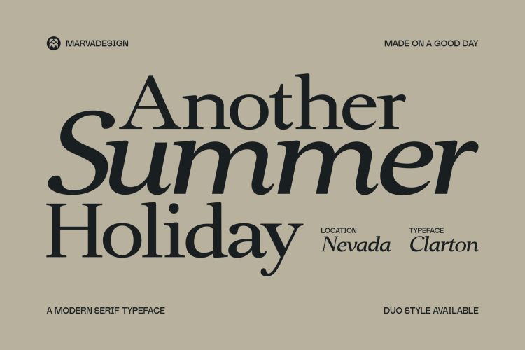 Classic Serif Typeface