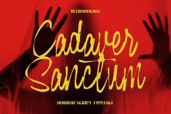 Script Horror Typeface