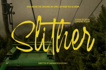 Script Horror Typeface