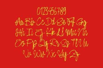 Script Horror Typeface