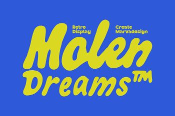 Display Retro Typeface