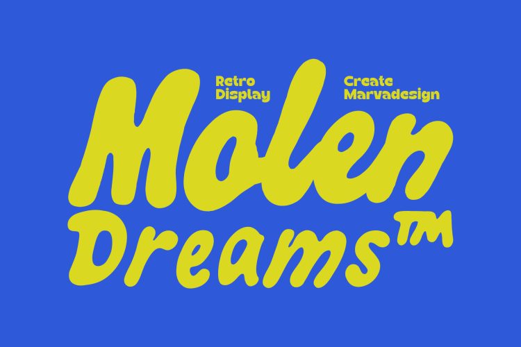 Display Retro Typeface