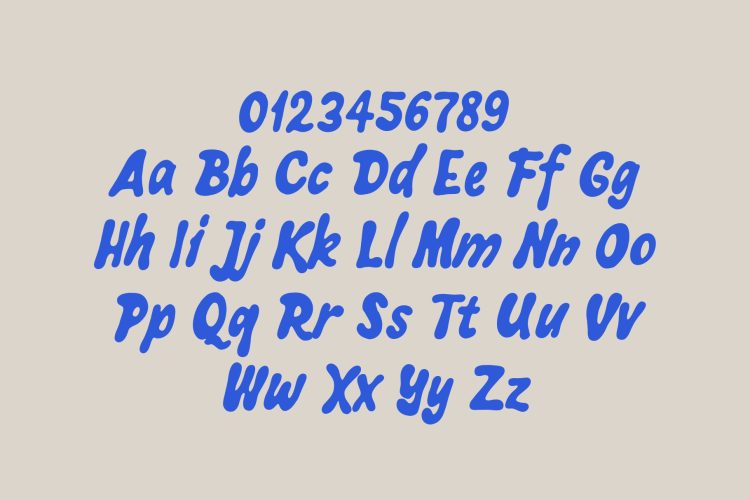 Display Retro Typeface