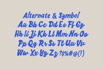 Display Retro Typeface