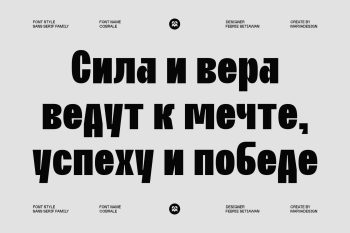 Family Grotesk Sans Serif Typeface