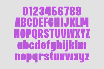 Family Grotesk Sans Serif Typeface
