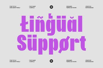 Family Grotesk Sans Serif Typeface
