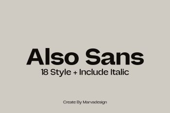 Family Sans Serif Typeface
