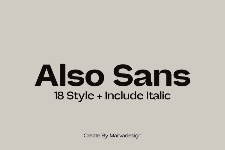 Family Sans Serif Typeface