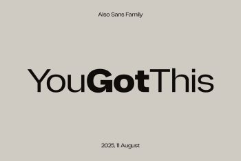 Family Sans Serif Typeface