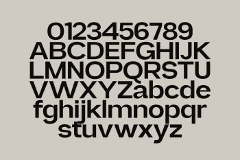 Family Sans Serif Typeface