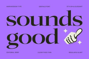 Elegant Family Serif typeface