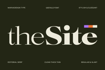 Elegant Family Serif typeface