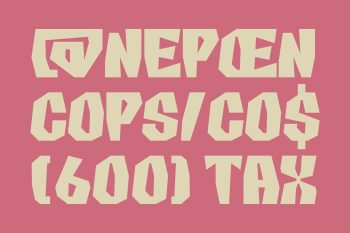 Fancy Display Typeface