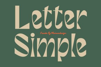 Unique Display Sans Serif Typeface