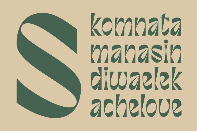 Unique Display Sans Serif Typeface