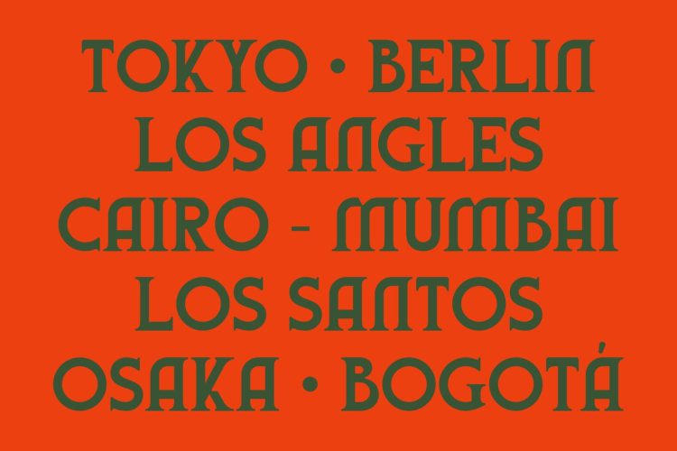 Modern Serif Typeface