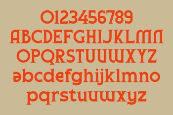 Modern Serif Typeface
