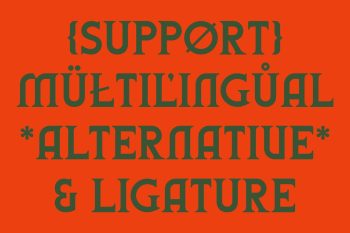 Modern Serif Typeface