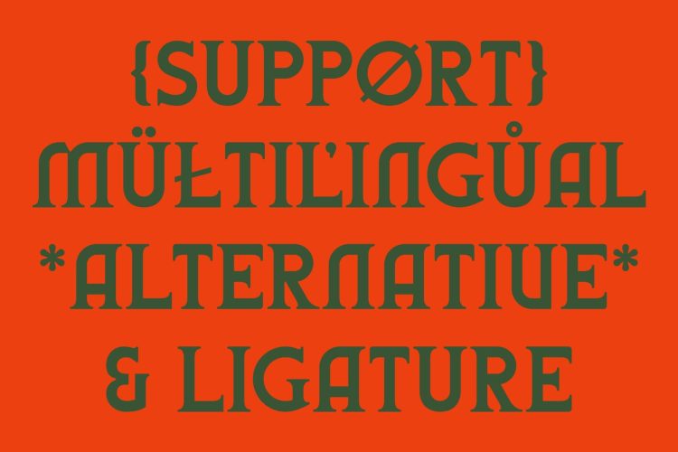 Modern Serif Typeface