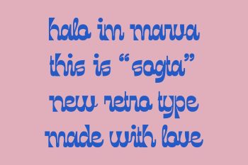 Script Display Typeface