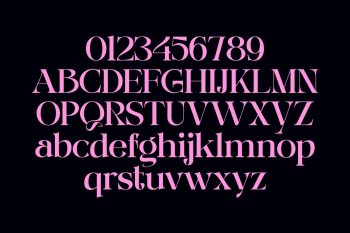 Serif Display Typeface