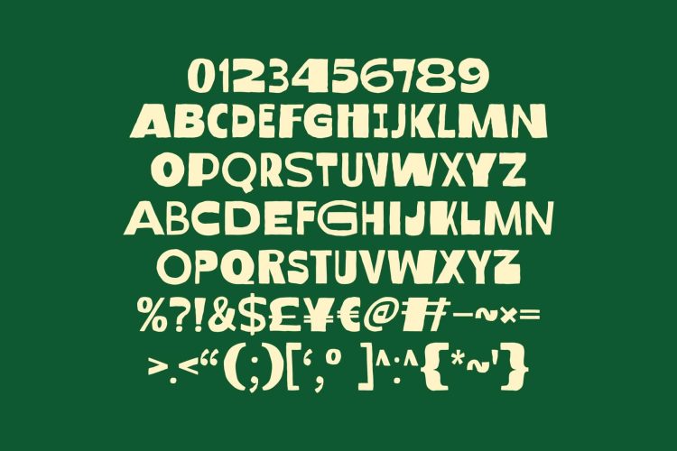 Handcraft Display Typeface