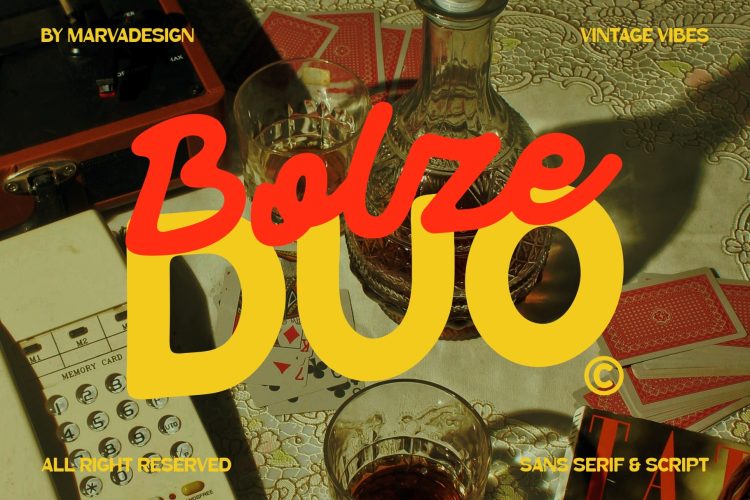 Retro Duo Font Typeface