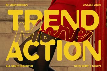 Retro Duo Font Typeface