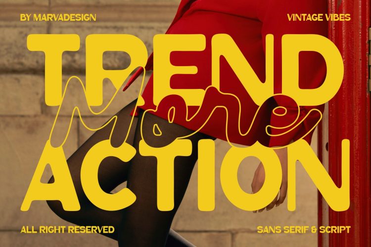 Retro Duo Font Typeface