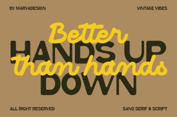 Retro Duo Font Typeface