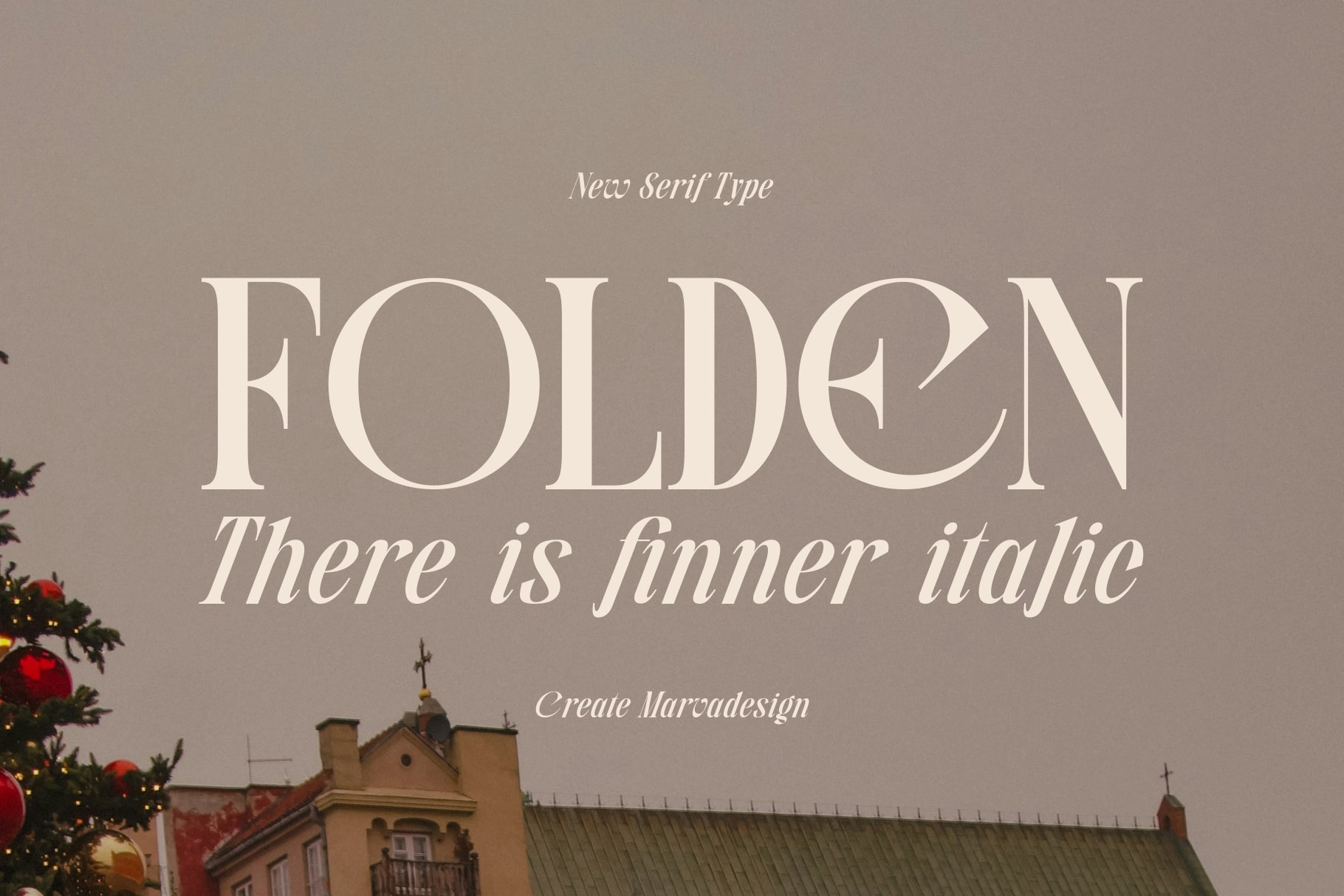 Serif Display Typeface