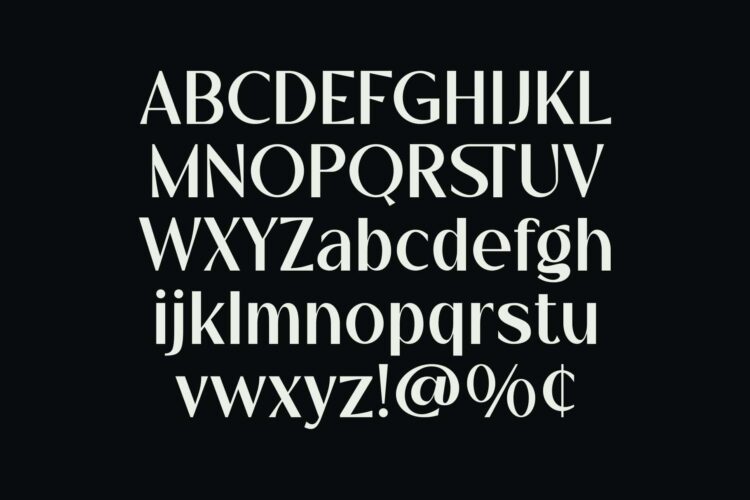 Display Sans Serif Typeface