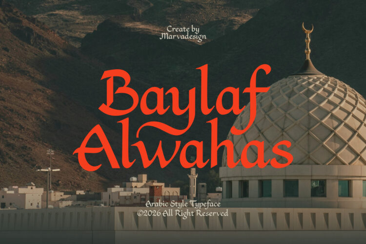Arabic Style Typeface