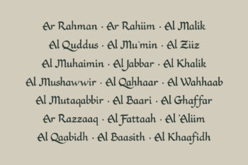 Arabic Style Typeface