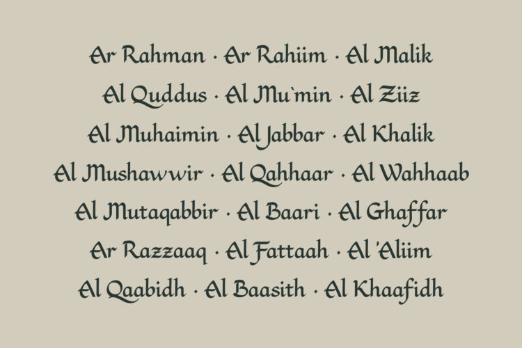 Arabic Style Typeface