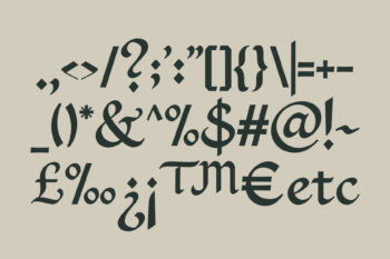 Arabic Style Typeface