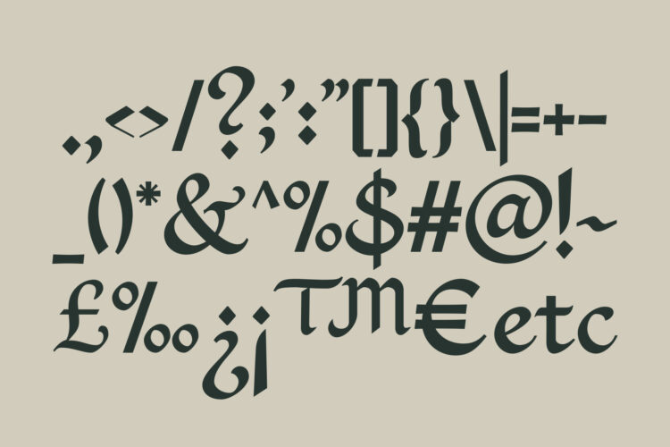 Arabic Style Typeface