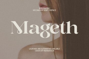 Elegant Decoration Serif Typeface